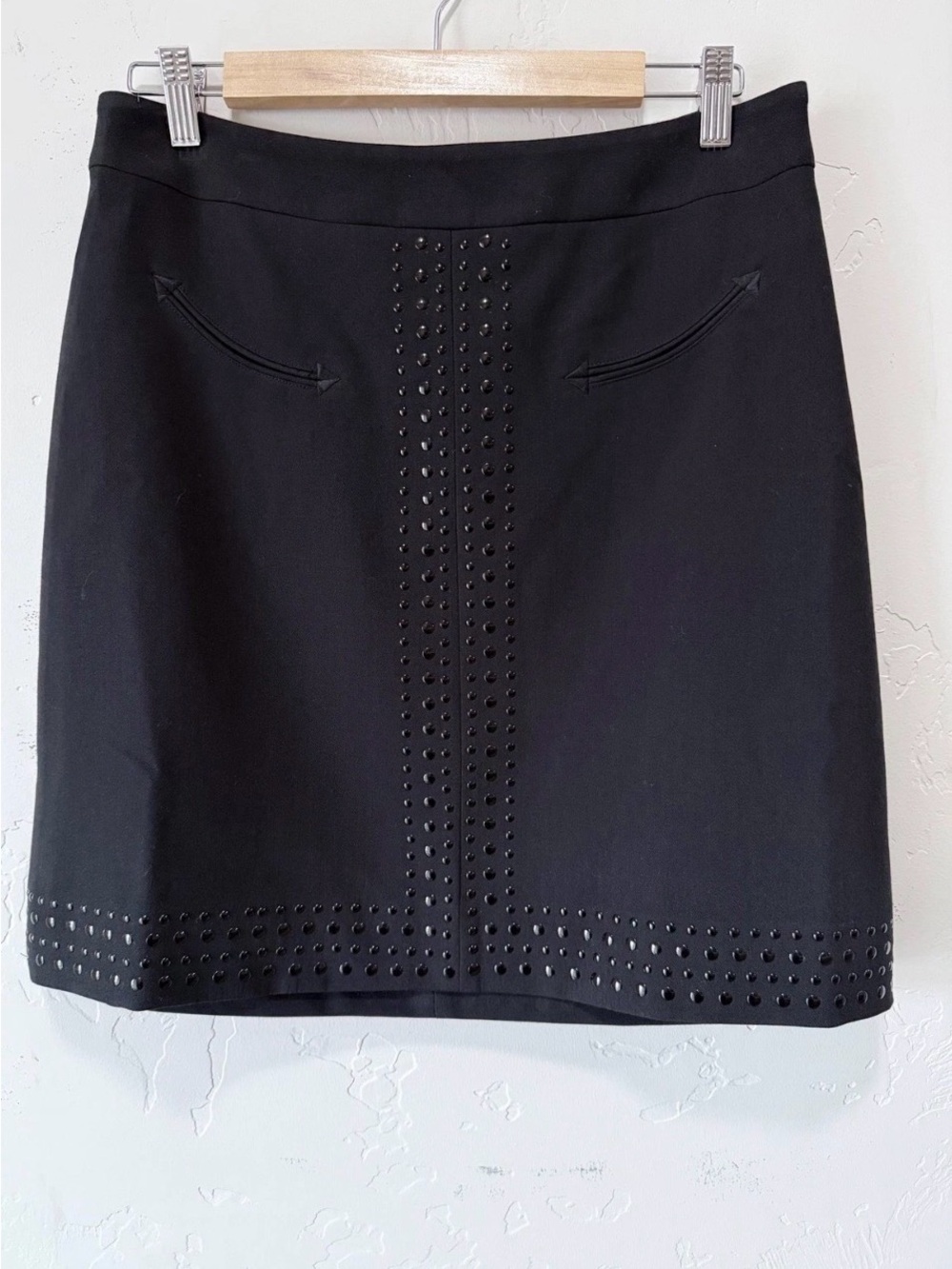 Ariat After Party Black Mini Skirt with Studded Trim